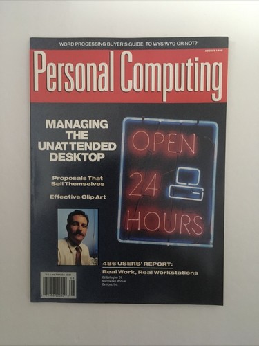Personal computing aug 1990 - computing,