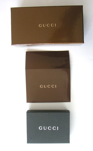 Due scatole gucci vuote - gucci,