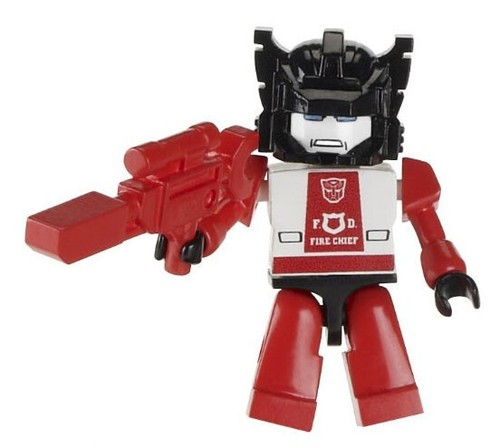 Minifigure red alert - red,