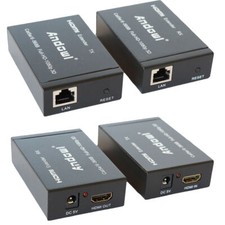 HDMI EXTENDER ETHERNET CAVO DI RETE LAN OVER CAT5E CAT6 60 METRI HDMI 3D 1080P