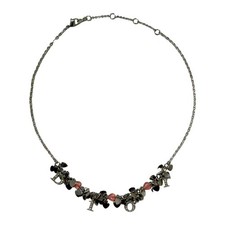 Collana vintage con paillettes