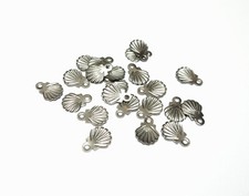 20pz ciondoli mini conchiglia