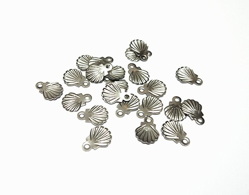 20pz ciondoli mini conchiglia