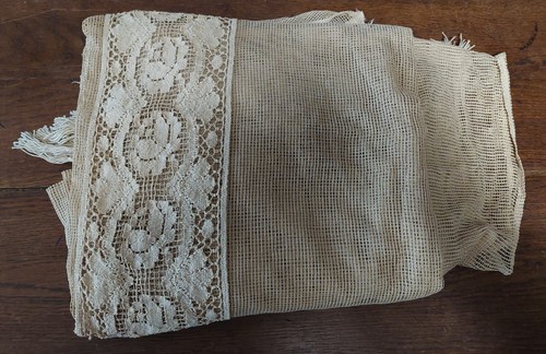Tenda rete cotone - rete, beige