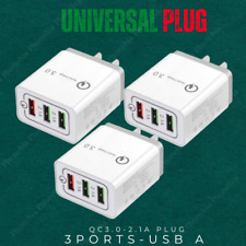 Multiple 3-Port USB AC Plug