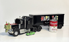 Grande 23 3/4" Vintage Maximum Overdrive Semi Camion Nero Big Rig Verde Goblin