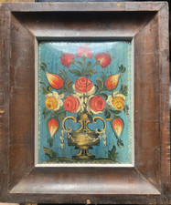 Dipinto Ad Olio Su Legno Con