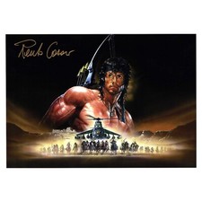 RENATO CASARO Locandina Poster Autografato Autografo Proof Rambo III