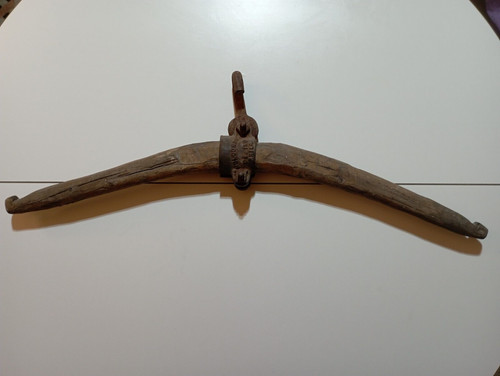Antico giogo legno - antico, in