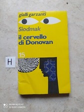 LIBRO IL CERVELLO DI DONOVAN CURT SIODMAK GIALLI GARZANTI N 15
