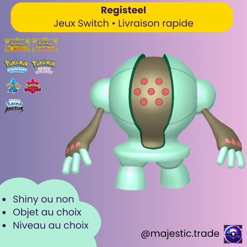Registeel shiny 6iv - registeel,