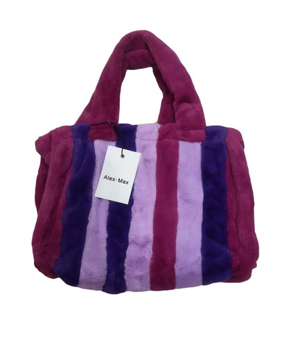 Alex max borsa peluche - alex, fucsia