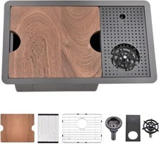 Lavello 24 Pollici Nano Nero