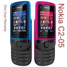Telefono cellulare Bluetooth originale Nokia C2-05 Sider 2,0 pollici GSM 900/1800