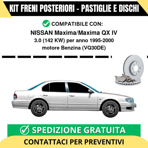 Kit freni posteriori nissan - kit,