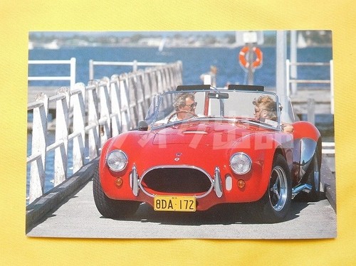 Postcard cobra replica car - ac,