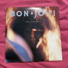 BON JOVI 7800° Fahrenheit 12" Vinyl LP album 1985 Vertigo VERL 24