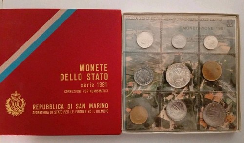 San marino 1981 monete - -,