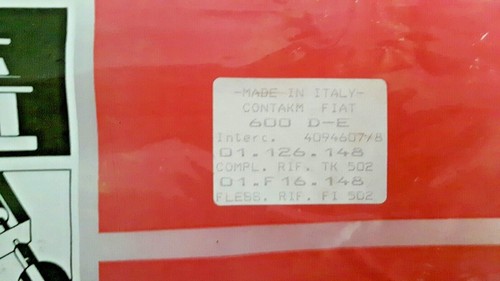 Cavo contachilometri fiat 600 - contachilometri,