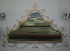 CORNICE Specchio FERRO BATTUTO