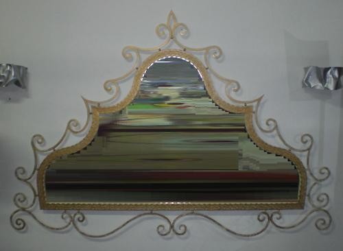 Cornice specchio ferro battuto - specchio,