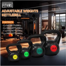 Kettlebell set 20lb - kettlebell, 5-20lb