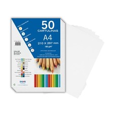 Dohe Cartoncini Bianchi A4 (50