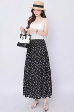 Gonna Lunga Nera A Balze Con