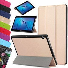 Custodia sottile in pelle per Huawei MediaPad T3 10 T5 10.1 tablet UK