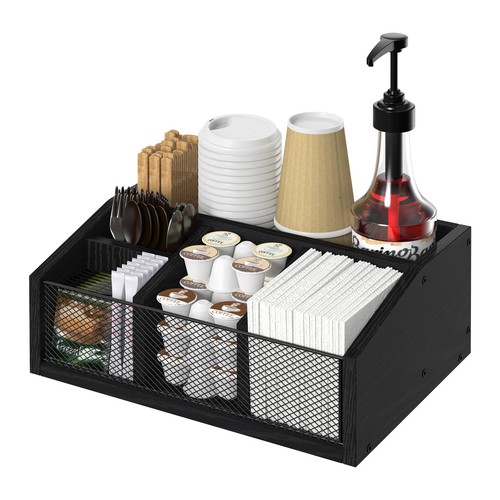 Organizer caffè legno nero - organizer,