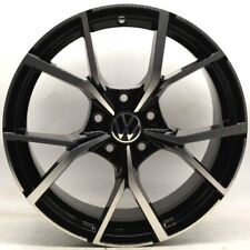 4 cerchi lega nuovi volkswagen t-cross polo audi a1 r17 nero diamantato lt004744