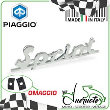 TARGHETTA ANTERIORE SCRITTA