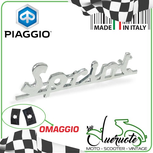 Targhetta anteriore scritta - targhetta,