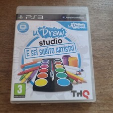 U DRAW STUDIO E SEI SUBITO ARTISTA PS3 PLAYSTATION 3 COMPLETO VERS ITA
