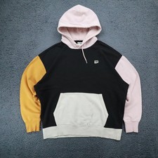 Puma Pullover Uomo Multicolore Felpa con Cappuccio Manica Lunga Taglia Large