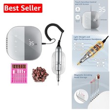 Kit Trapano Unghie Elettrico 35000RPM - File Elettrico Touch Sensitive per Uso Salone e Casa
