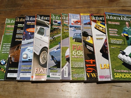 Automobilismo epoca anno - d'epoca,