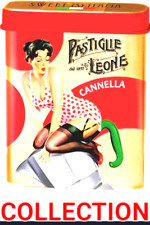 LATTA VUOTA Scatola PASTIGLIE LEONE a Cannella Torino 1857 Vintage 90s COLLEZION