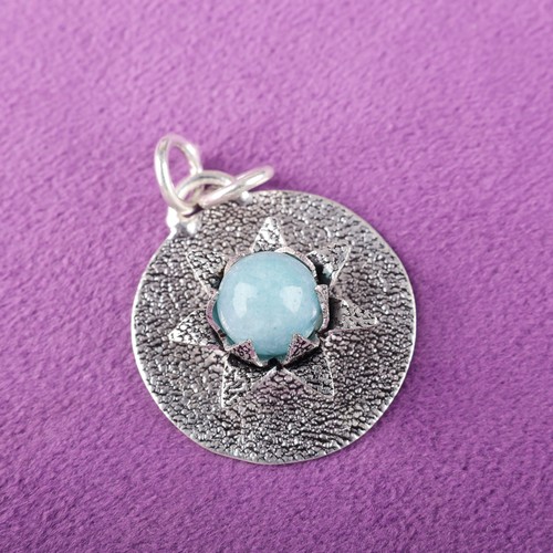 Ciondolo argento 925 pietra - 925,