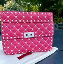 Borsa rockstud valentino rosa - borsa,