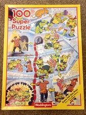Poster puzzle Teenage Mutant Ninja Turtles completo Waddington 1990