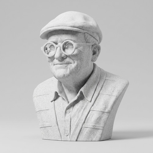 David hockney bust 20cm - bust,