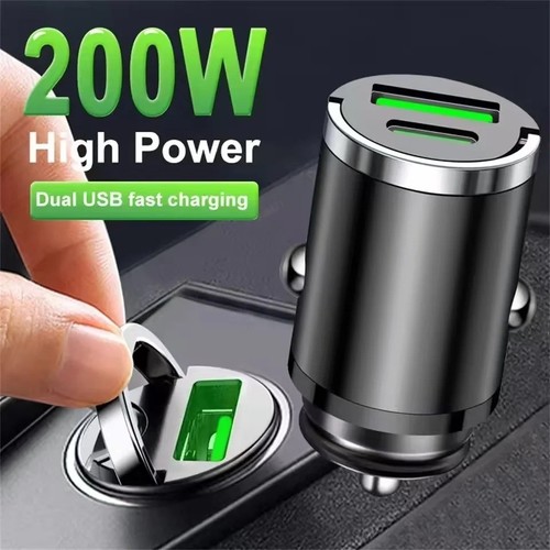 Caricabatterie auto 200w usb - "caricabatterie,