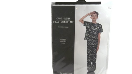 Costume soldato mimetico