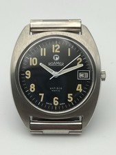 Orologio ROAMER AnfibioMatic mod. 522-112 016 Vintage watch 1960s + sticker  NOS