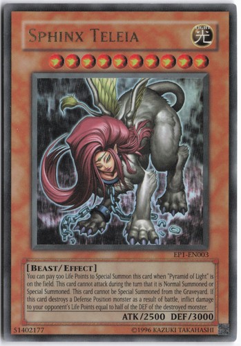 Yugioh sfinge teleia - sfinge,