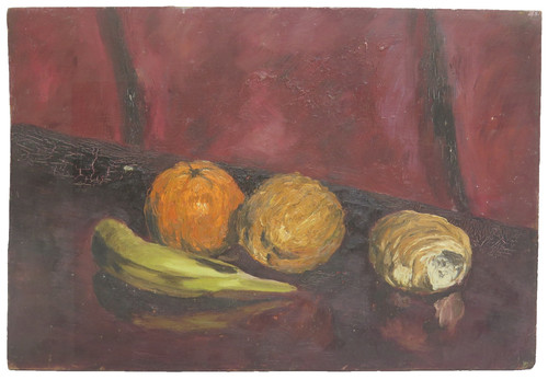 Quadro olio datato 1955 - datato,