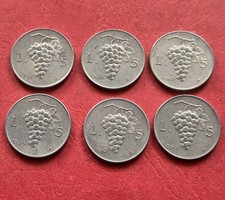Lotto monete lire - lotto, 5