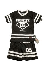 Maglia fubu brooklyn nero - brooklyn,