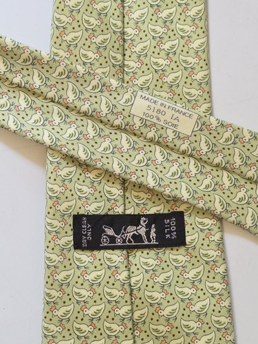 Cravatta uomo hermes verde - cravatta,